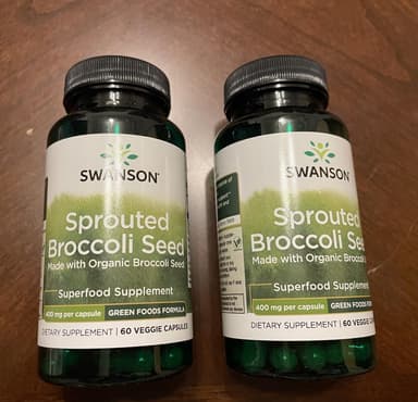 [SWANSON]スプラウトブロッコリーシード400mg 【1本60ベジカプセル】 レビュー投稿画像 サムネイル