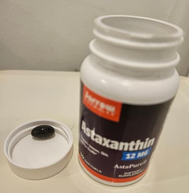 [Jarrow FORMULAS]アスタキサンチン12mg 【1本30ソフトジェル】 レビュー投稿画像 サムネイル