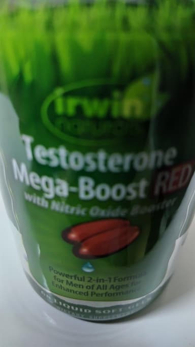 [irwin naturals]テストステロンメガブーストレッド 【1本68リキッドソフトジェル】 レビュー投稿画像 サムネイル