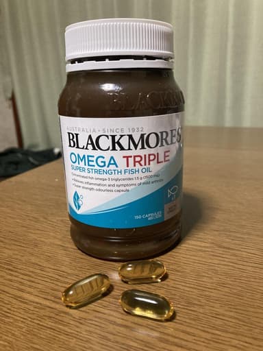 オメガトリプルスーパーストレングスフィッシュオイル1500mg[Blackmores社製] 【1本150カプセル】 レビュー投稿画像 サムネイル