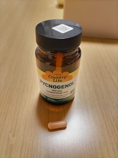 [CountryLife]ピクノジェノール100mg 【1本30ベジカプセル】 レビュー投稿画像 サムネイル