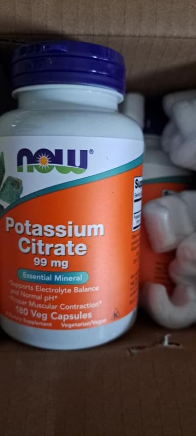 [NOW Foods]クエン酸カリウム99mg 【1本180ベジカプセル】 レビュー投稿画像 サムネイル