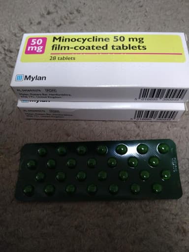 ミノサイクリン50mg 【1箱28錠】 レビュー投稿画像 サムネイル