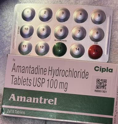[シンメトレルジェネリック]アマントレル100mg 【1箱30錠】 レビュー投稿画像 サムネイル