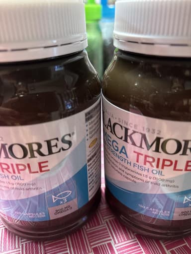 オメガトリプルスーパーストレングスフィッシュオイル1500mg[Blackmores社製] 【1本150カプセル】 レビュー投稿画像 サムネイル