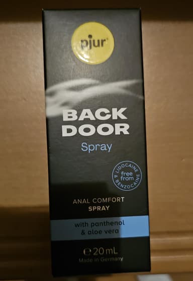 [pjur]バックドアアナルコンフォートスプレー 【1箱20ml】 レビュー投稿画像 サムネイル