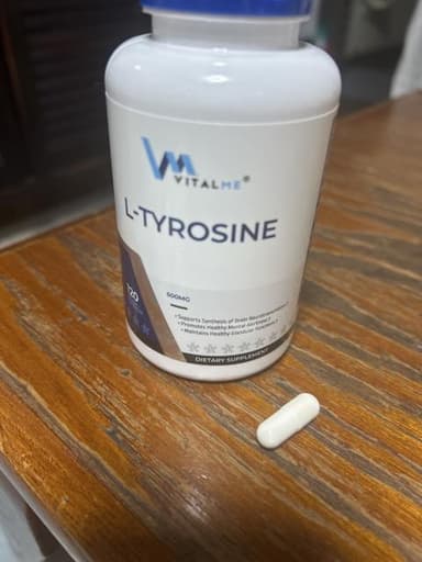 [VitalMe]バイタルミー L-チロシン500mg 【1本120カプセル】 レビュー投稿画像 サムネイル
