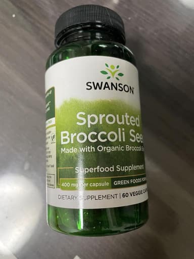 [SWANSON]スプラウトブロッコリーシード400mg 【1本60ベジカプセル】 レビュー投稿画像 サムネイル