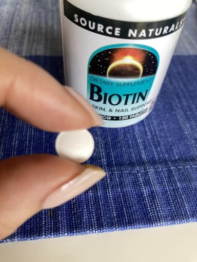 [SOURCE NATURALS]ビオチン5000mcg 【1本120錠】 レビュー投稿画像 サムネイル