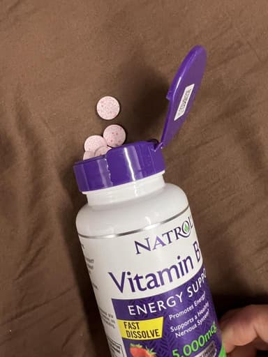 [Natrol]ビタミンB12ファーストディゾルブ5000mcg 【1本100錠】 レビュー投稿画像 サムネイル