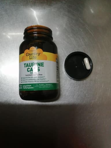 [CountryLife]タウリン500mg 【1本100カプセル】 レビュー投稿画像 サムネイル