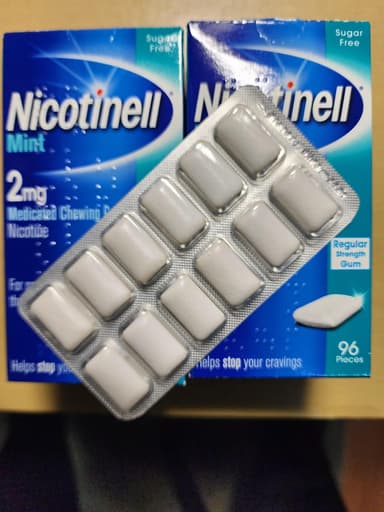 ニコチネル薬用チューイングガム2mg(ミント) 【1箱96個】 レビュー投稿画像 サムネイル