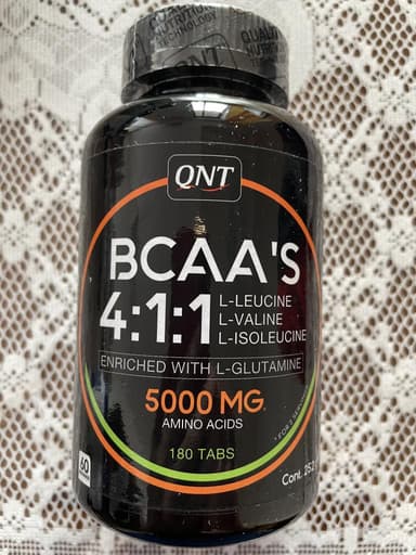 [QNT]BCAA'S4:1:1with L‐グルタミン 【1本180錠】 レビュー投稿画像 サムネイル