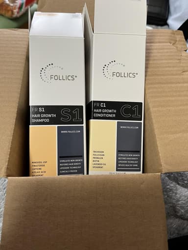 [FOLLICS]FRS1 シャンプー＋FRC1 コンディショナー 【各250ml】 レビュー投稿画像 サムネイル