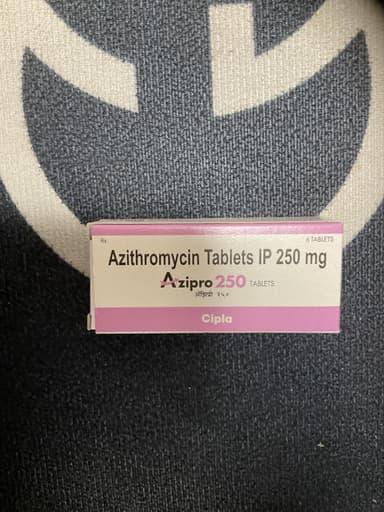 [ジスロマックジェネリック]アジプロ250mg 【1箱6錠】 レビュー投稿画像 サムネイル