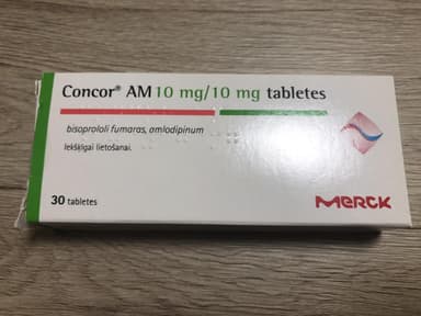 コンコルAM10mg/10mg 【1箱30錠】 レビュー投稿画像 サムネイル