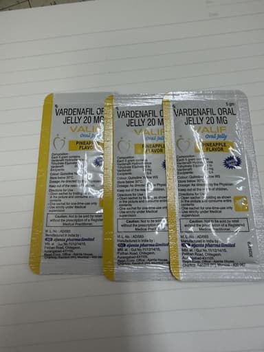 [レビトラジェネリック]バリフオーラルゼリー20mg(パイナップルフレーバー) 【1箱7袋】 レビュー投稿画像 サムネイル