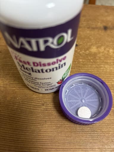[NATROL]メラトニンファストディゾルブ5mg(ストロベリー味) 【1本90錠】 レビュー投稿画像 サムネイル