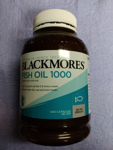 [Blackmores]フィッシュオイル1000mg 【1本400カプセル】 レビュー投稿画像 サムネイル