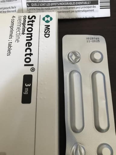 ストロメクトール3mg 【1箱4錠】 レビュー投稿画像 サムネイル