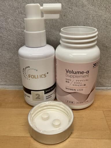 フォリックス FR02 ローション60mL 1本＋ドクターゼロ ボリュームα サプリメント120錠 1箱(女性用) 【1セット】 レビュー投稿画像 サムネイル