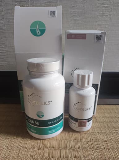 [FOLLICS]FR12ローション60ml1本＋コンフィデンス30000mg180錠1本 レビュー投稿画像 サムネイル