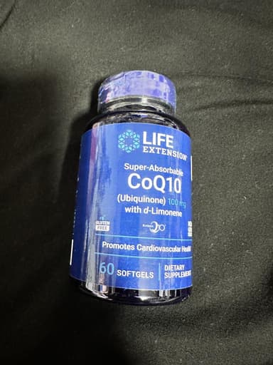 [LIFE EXTENSION]CoQ10(ユビキノン)100mg with d-リモネン 【1本60ソフトジェル】 レビュー投稿画像 サムネイル