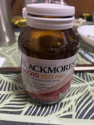 [BLACKMORES]CoQ10 150mg 【1本90カプセル】 レビュー投稿画像 サムネイル