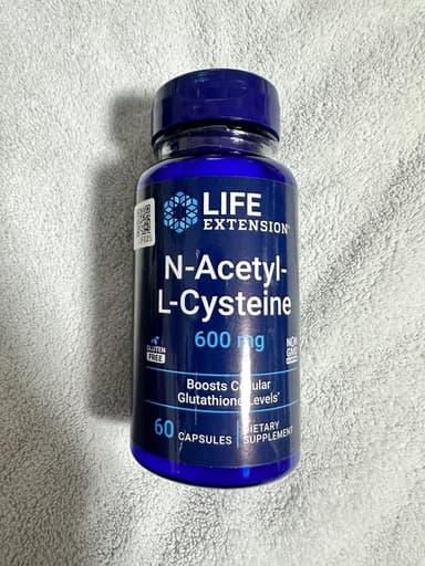 [LIFE EXTENSION]NアセチルLシステイン600mg 【1本60カプセル】 レビュー投稿画像 サムネイル