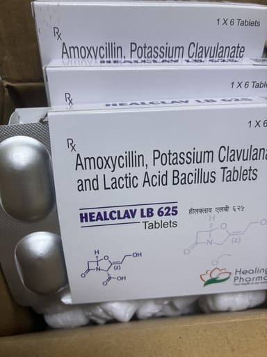 [オーグメンチンジェネリック]ヒールクラブLB625mg 【1箱6錠】 レビュー投稿画像 サムネイル