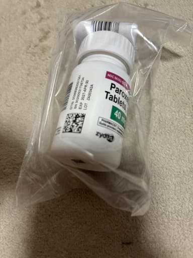 [パキシルジェネリック]パロキセチン40mg 【1本30錠】 レビュー投稿画像 サムネイル