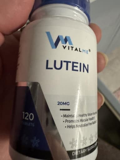 [VitalMe]バイタルミー ルテイン20mg 【1本120錠】 レビュー投稿画像 サムネイル