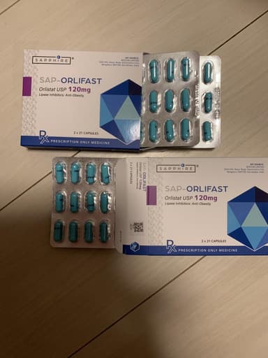 [アライ/ゼニカルジェネリック]オルリファスト120mg 【1箱42カプセル】 レビュー投稿画像 サムネイル