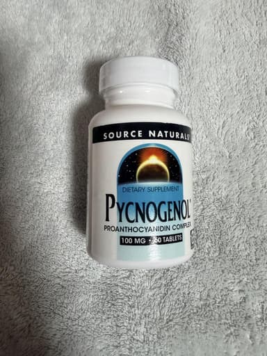 [SOURCE NATURALS]ピクノジェノール100mg 【1本60錠】 レビュー投稿画像 サムネイル