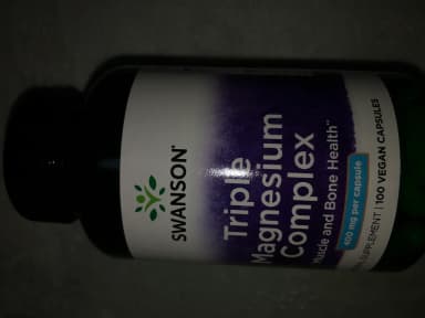 [SWANSON]トリプルマグネシウムコンプレックス400mg 【1本100ベジカプセル】 レビュー投稿画像 サムネイル