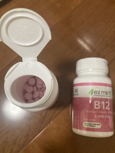 [ez melts]ビタミンB12 2500mcg 【1本90錠】 レビュー投稿画像 サムネイル