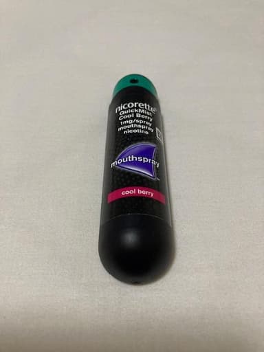 ニコレット クイックミスト マウススプレー1mg デュオパック[クールベリー味] 【1セット150回分 x 2本】 レビュー投稿画像 サムネイル