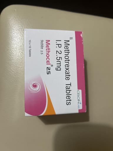 [メソトレキセートジェネリック]メソセル2.5mg 【1箱100錠】 レビュー投稿画像 サムネイル