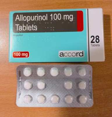 [ザイロリックジェネリック]アロプリノール100mg 【1箱28錠】 レビュー投稿画像 サムネイル