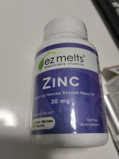 [ez melts]ジンク30mg 【1本60錠】 レビュー投稿画像 サムネイル