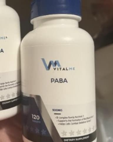 [VitalMe]バイタルミー PABA500mg 【1本120ベジカプセル】 レビュー投稿画像 サムネイル