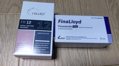 [FOLLICS]FR12ローション60ml1本＋SAP-フィナロイド1mg100錠1箱 レビュー投稿画像 サムネイル