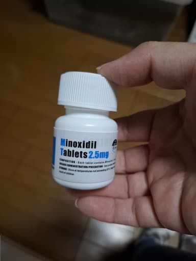 [LLOYD]ミノキシジルタブレット2.5mg 【1本100錠】 レビュー投稿画像 サムネイル