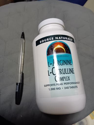 [SOURCE NATURALS]L-アルギニン＆L-シトルリンコンプレックス1000mg 【1本240錠】 レビュー投稿画像 サムネイル