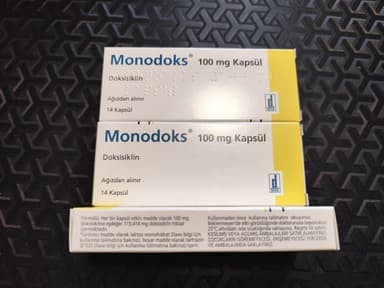 [ビブラマイシンジェネリック]モノドックス100mg 【1箱14カプセル】 レビュー投稿画像 サムネイル