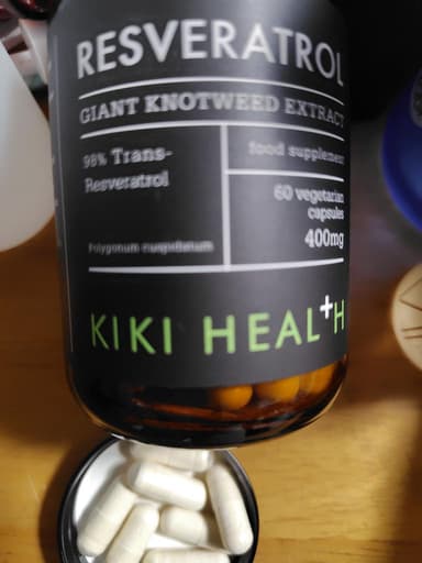 [KIKI HEALTH]レスベラトロール400mg 【1本60ベジカプセル】 レビュー投稿画像 サムネイル