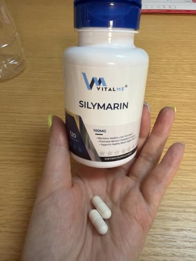 [VitalMe]バイタルミー シリマリン100mg 【1本120カプセル】 レビュー投稿画像 サムネイル