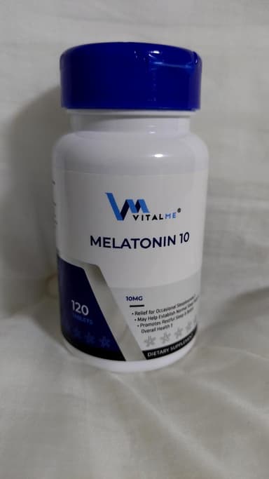 [VitalMe]バイタルミー メラトニン10mg 【1本120錠】 レビュー投稿画像 サムネイル