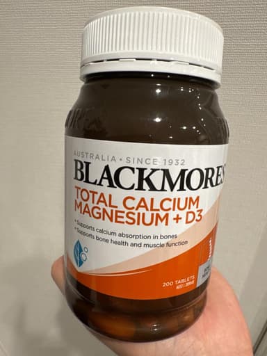 [BLACKMORES]トータルカルシウムマグネシウム＋D3 【1本200錠】 レビュー投稿画像 サムネイル