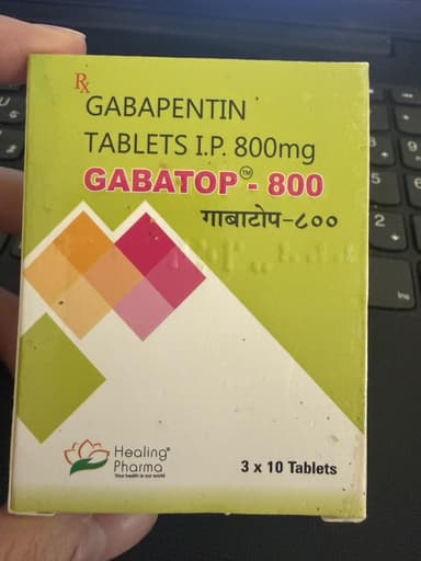 [ガバペンジェネリック]ガバトップ800mg 【1箱30錠】 レビュー投稿画像 サムネイル